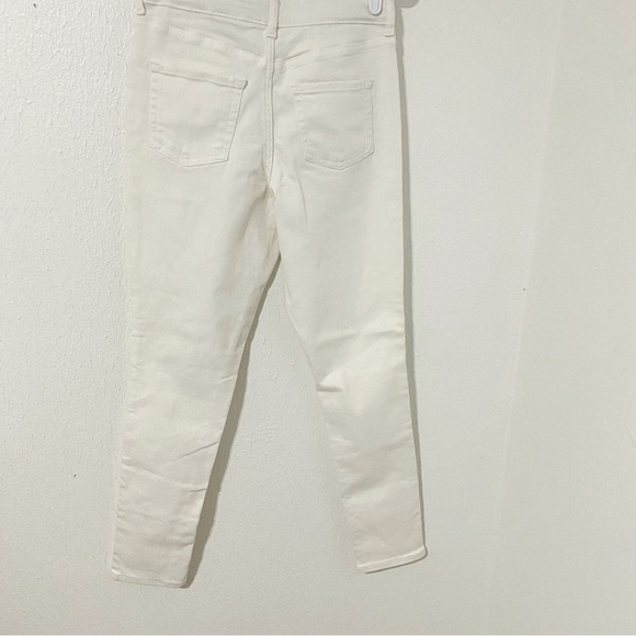 Cat & Jack Girls Skinny Ultimate Stretch White Jeans Sz 16 Adjustable Waist NWT - Picture 4 of 7